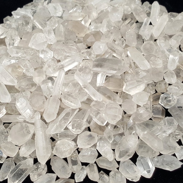 Clear Quartz Crystal from Tibet // Clear White DT Quartz for Grids, Reiki, Jewelry & Wire Wrapping