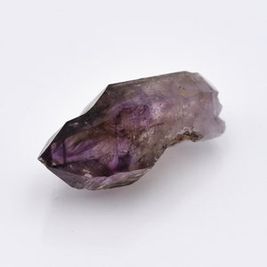 Enhydro Amethyst Crystal 13.6g from Zambia // African Smoky Phantom Purple Quartz Crystal Point Specimen