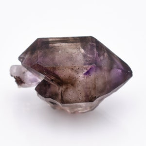 Enhydro Amethyst Crystal Scepter 22.9g from Zambia // African Smoky Phantom Purple Quartz Crystal Point Specimen