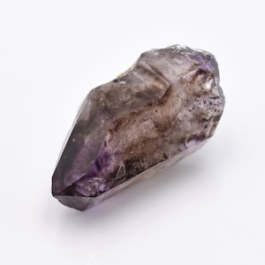 Enhydro Amethyst Crystal 14.8g from Zambia // African Smoky Phantom Purple Quartz Crystal Point Specimen