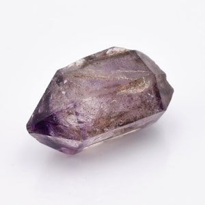 Enhydro Amethyst Crystal 19.3g from Zambia // African Smoky Phantom Purple Quartz Crystal Point Specimen