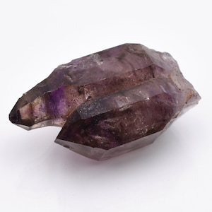 Enhydro Amethyst Crystal 24.9g from Zambia // African Smoky Phantom Purple Quartz Crystal Point Specimen