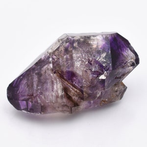 Enhydro Amethyst Crystal 22.8g from Zambia // African Smoky Phantom Purple Quartz Crystal Point Specimen