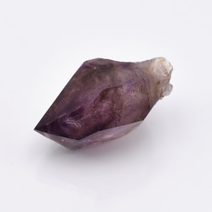 Enhydro Amethyst Crystal 13.8g from Zambia // African Smoky Phantom Purple Quartz Crystal Point Specimen
