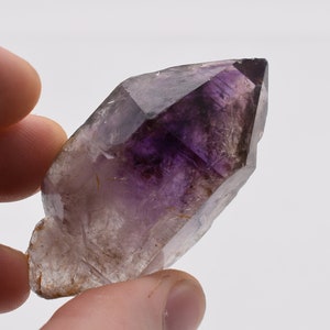 Phantom Amethyst Crystal // Zambia // African Purple Amethyst Quartz Crystal Point Specimen