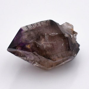 Enhydro Amethyst Crystal Scepter 25.7g from Zambia // African Smoky Phantom Purple Quartz Crystal Point Specimen