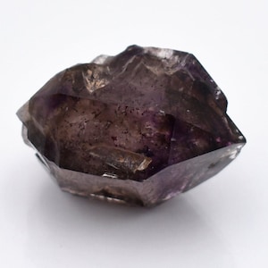 Enhydro Amethyst Crystal 35.2g from Zambia // African Smoky Phantom Purple Quartz Crystal Point Specimen