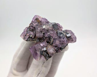 イリノイ　ピンク　パープル　フローライト　原石　鉱物　標本　天然石　石 パープルイリノイフローライト、イリノイフローライトクリスタル、原石