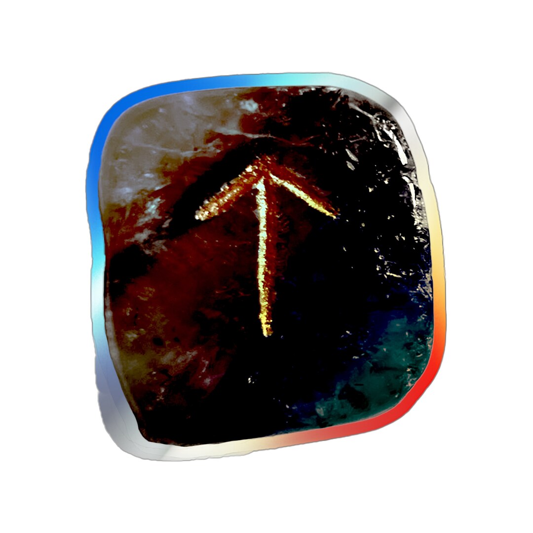 Tiwaz Rune Holographic Die-cut Stickers - Etsy