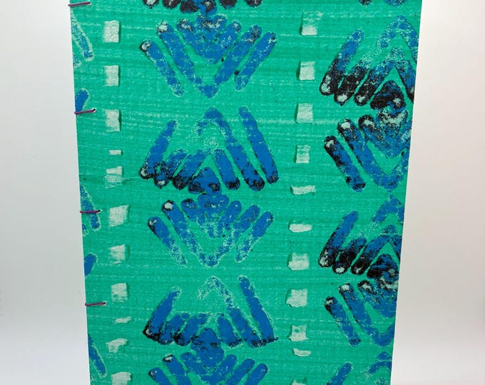 Hand-Painted Geometrical Pattern Hardcover Sketchbook