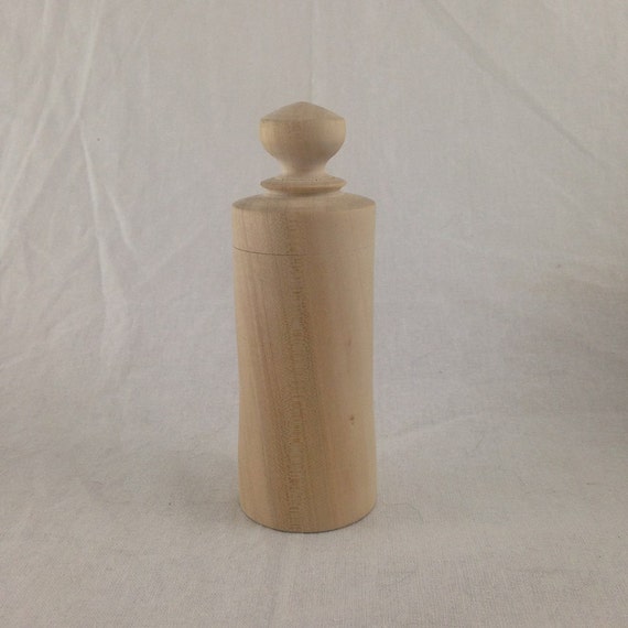 Turned Maple Box, Raw Wood