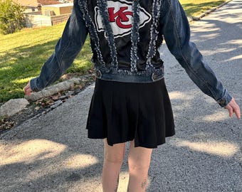 Chaqueta vaquera de fatiga de los Kansas City Chiefs