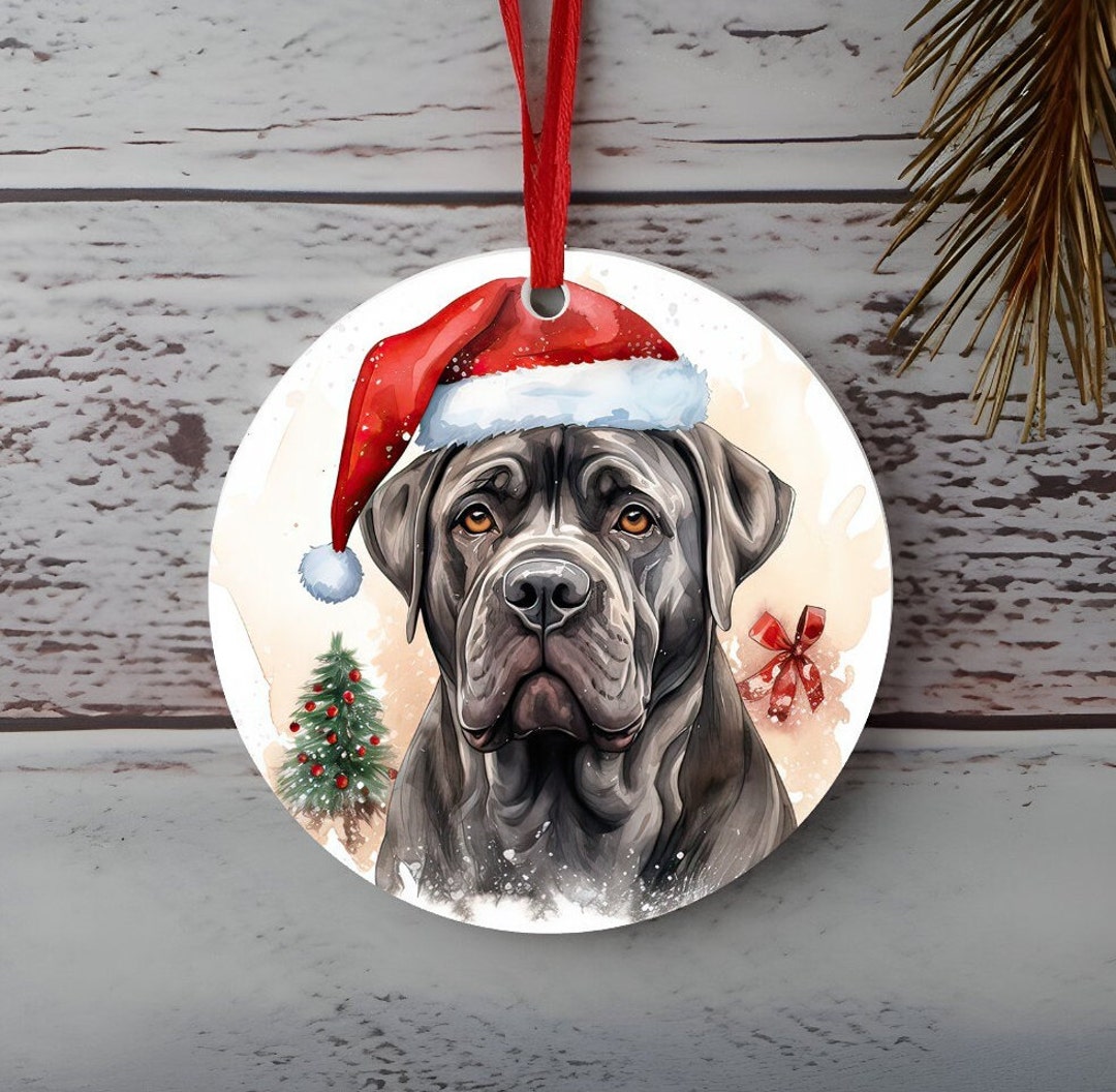 Cane Corso Christmas Ornament L Cane Corso Ornament L Personalized Pet