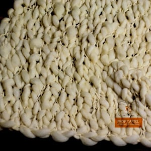 Mini blanket knit wool layer posing wrap basket filler stuffer newborn nb baby sitter flokati mat photo prop MK
