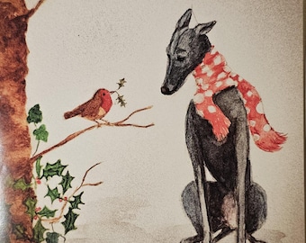 WINTERTIDE COMPANIONS Christmas/Holiday Card by Mary Carroll