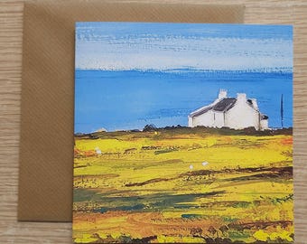 Trotternish Dwelling - blank greetings card