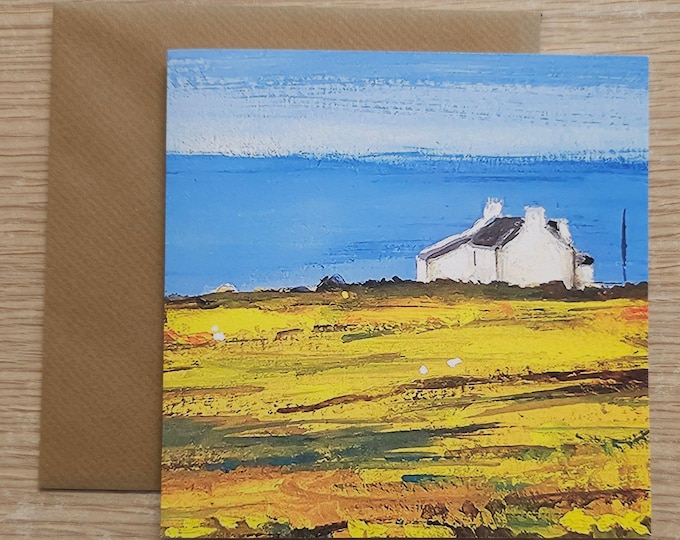 Trotternish Dwelling - blank greetings card
