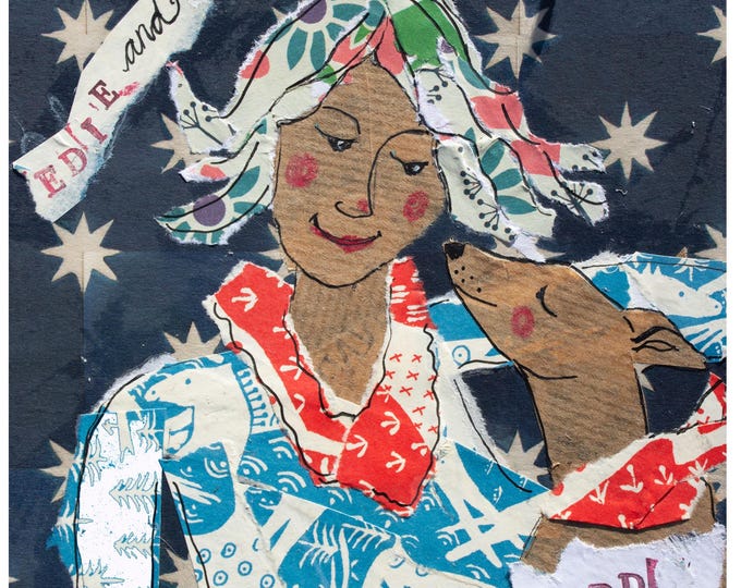 Print | 'Edie & Eddi' | Print of Original Painting