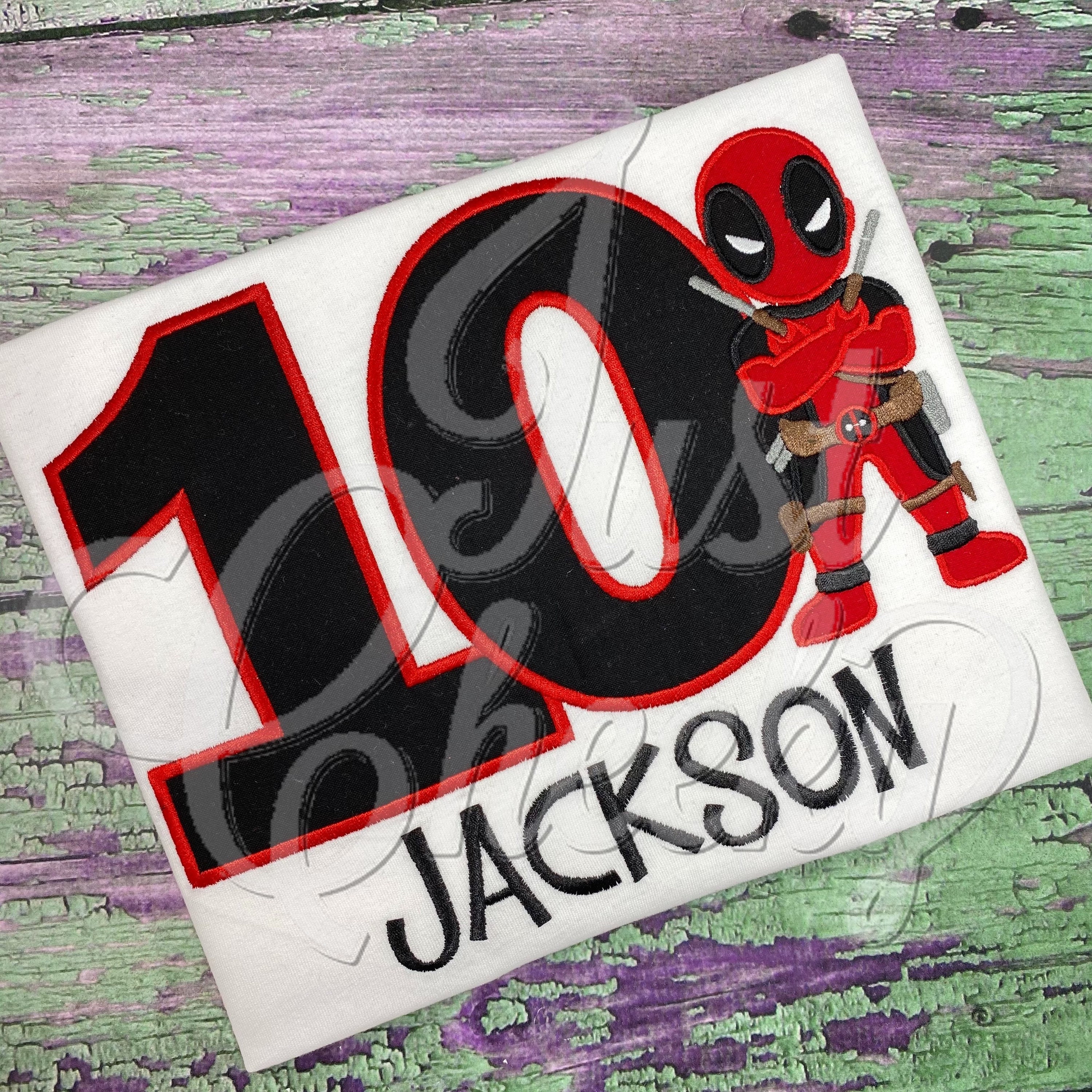 Deadpool birthday shirt Clearance