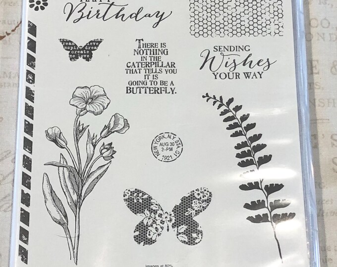 Butterfly Basics Stampin up Stamps , Photopolymer Set, New, Never Used ...