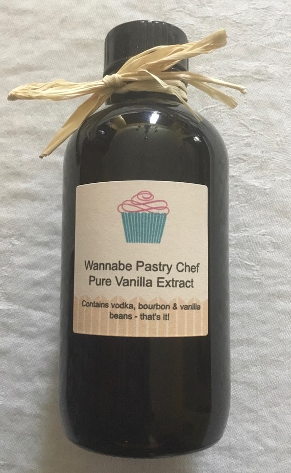 Wannabe Pastry Chef Pure Vanilla Extract 4 ounce bottles