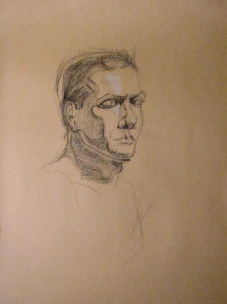Figure Drawing Male Portrait