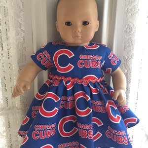 Bitty Baby Chicago Cubs baseball dress
