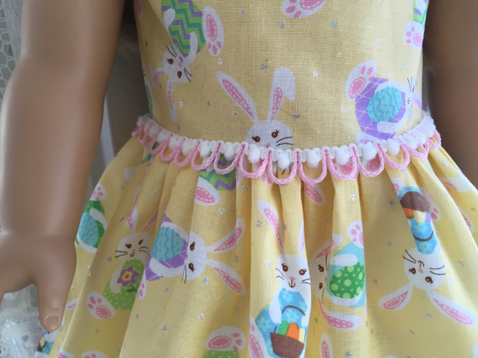 Sunny yellow Easter dress for 18 inch dolls Etsy