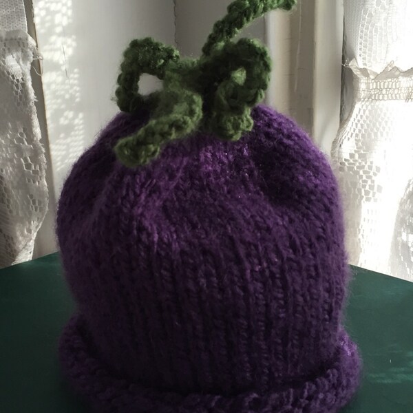 Eggplant Hat Etsy