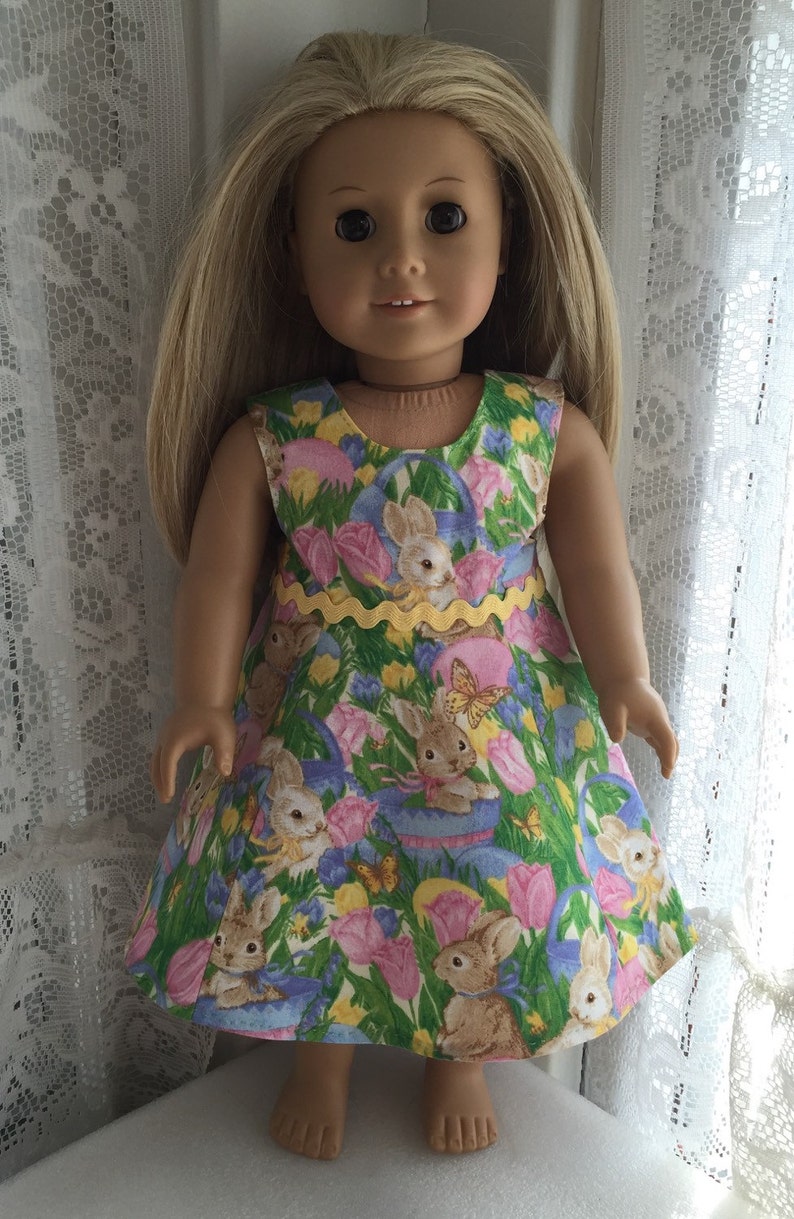 Lovely Easter Bunny Dress for 18 Inch Dolls Etsy