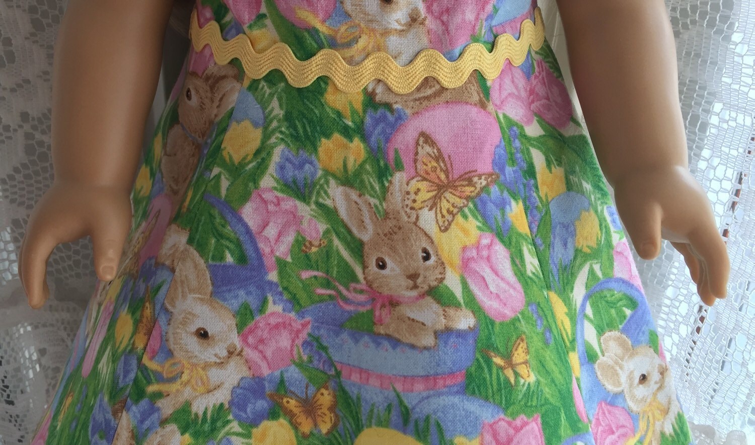 Lovely Easter Bunny Dress for 18 Inch Dolls Etsy