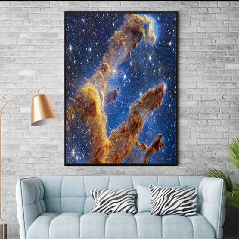 Pillars of Creation Canvas/poster Art NASA James b Space Etsy