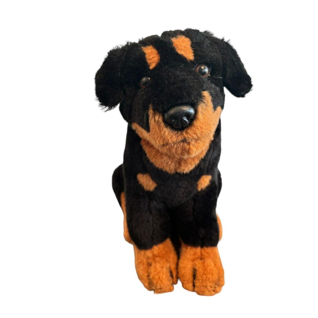 Vintage Ganz Rottweiler Plush Heritage Collection Stuffed Animal Dog ...
