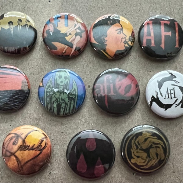 AFI Album 1” Pinback Buttons