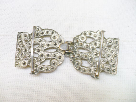 STUNNING Vintage Authentic 1920s Art Deco Buckle-… - image 3