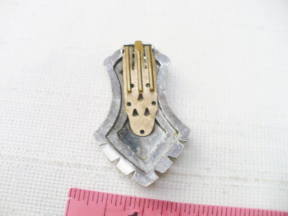 STUNNING Vintage Authentic 1920s Art Deco Clip  -… - image 4