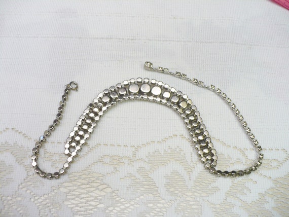Lovely Vintage Rhinestone Bracelet and Necklace S… - image 6