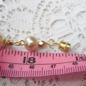 OOAK Vintage Hand Strung Ivory Pearl and Aqua/ocean Blue Spashed ...