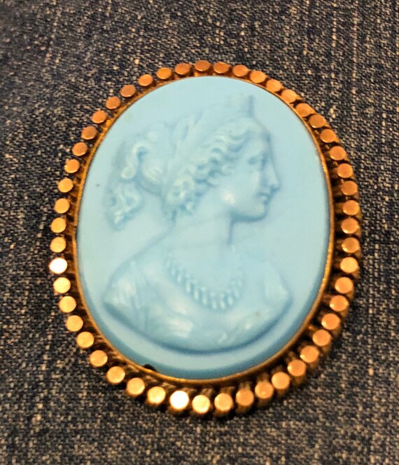 18th Century Beautiful Blue Cameo