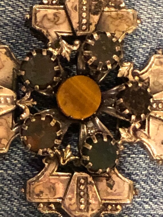 Super nice sterling Antique Scottish kilt pin - image 3