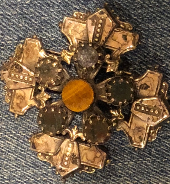 Super nice sterling Antique Scottish kilt pin - image 1