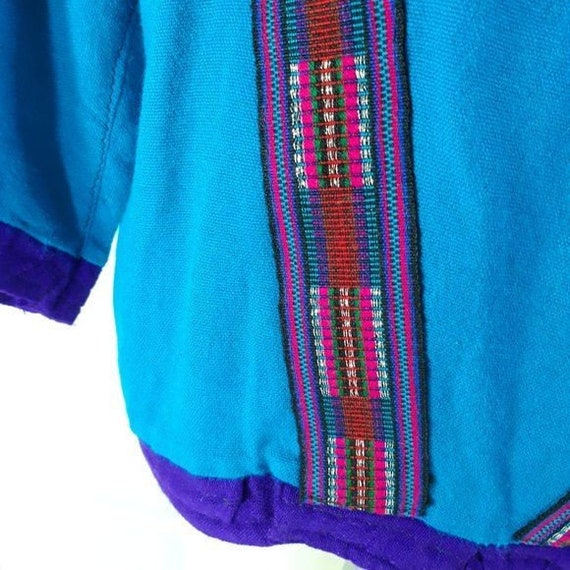 80s/90s Ecuadorian Color Block Jacket Otavalo - image 7