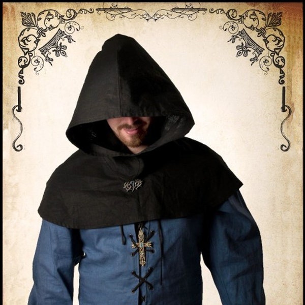 Capuchon Voleur médiéval - Vêtement GN (grandeur nature) costume et cosplay
