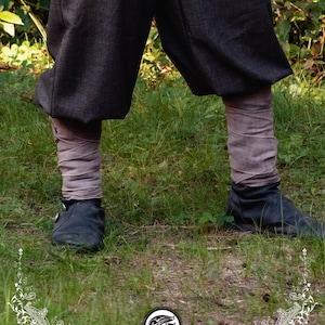Mittelalterliche Beinwickel - Leggins für das Larp-Kostüm und das skandinavische Krieger-Cosplay