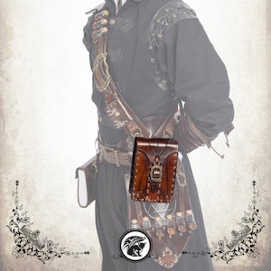 Alchemist pouch for LARP, action roleplaying and cosplay