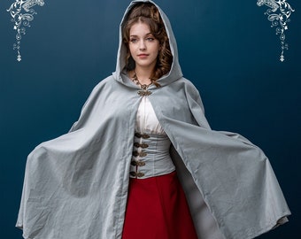 Aristocrat Cloak Versailles collection - Renaissance unisex cape for LARP costume and nobility cosplay