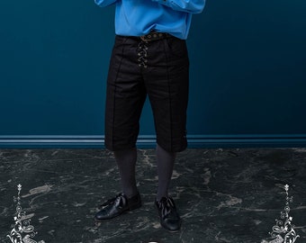 Pantalones Fabien Versaille Garment - Pantalón renacentista para hombre, disfraz LARP y cosplay de nobleza