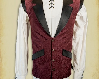 Lancelot Doublet medieval jacket - Renaissance vest for men, LARP, victorian costume and cosplay