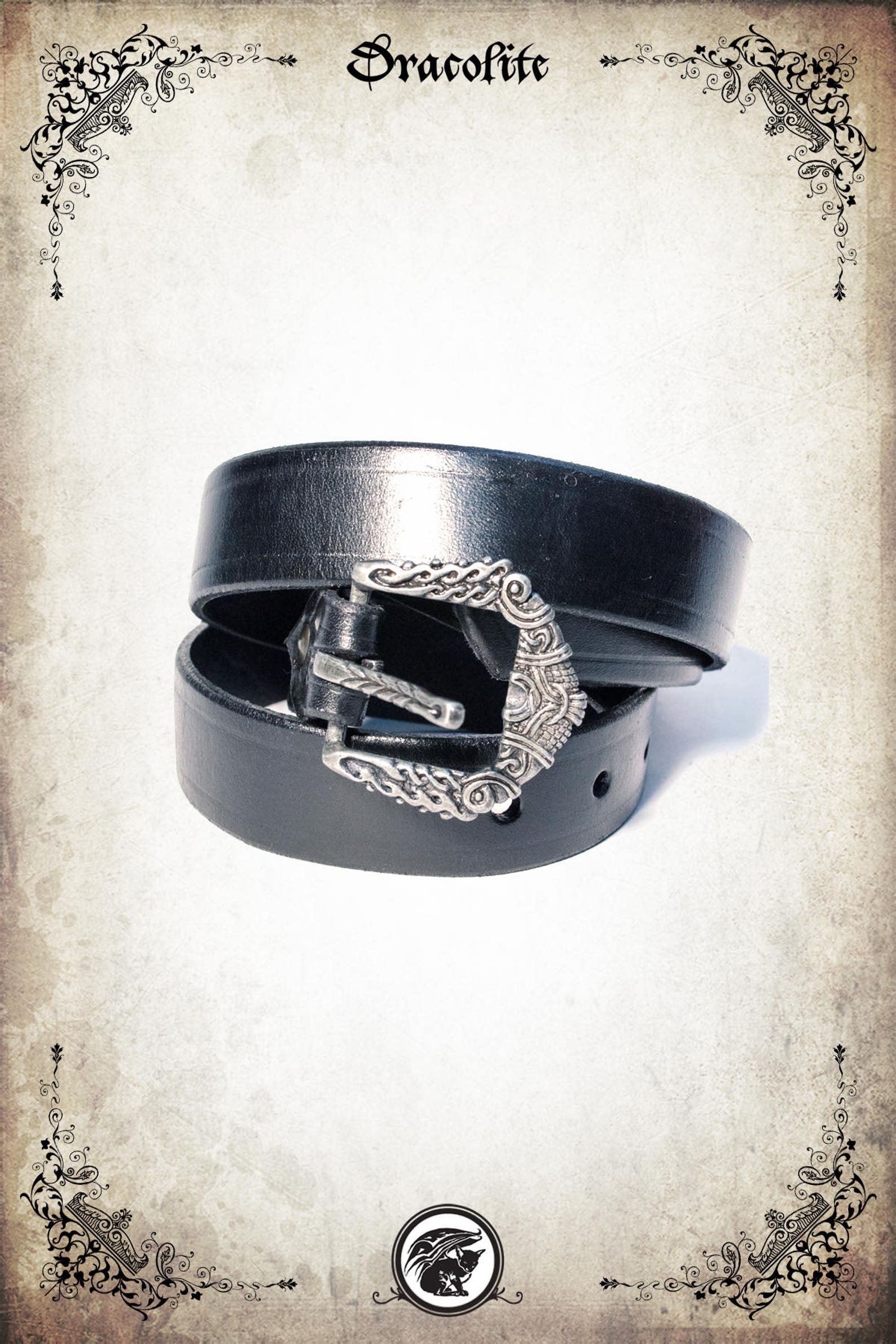 Knight Loop Belt Vector Knight Loop 1 Inche Leather Belt for LARP, Action Roleplaying and ...
