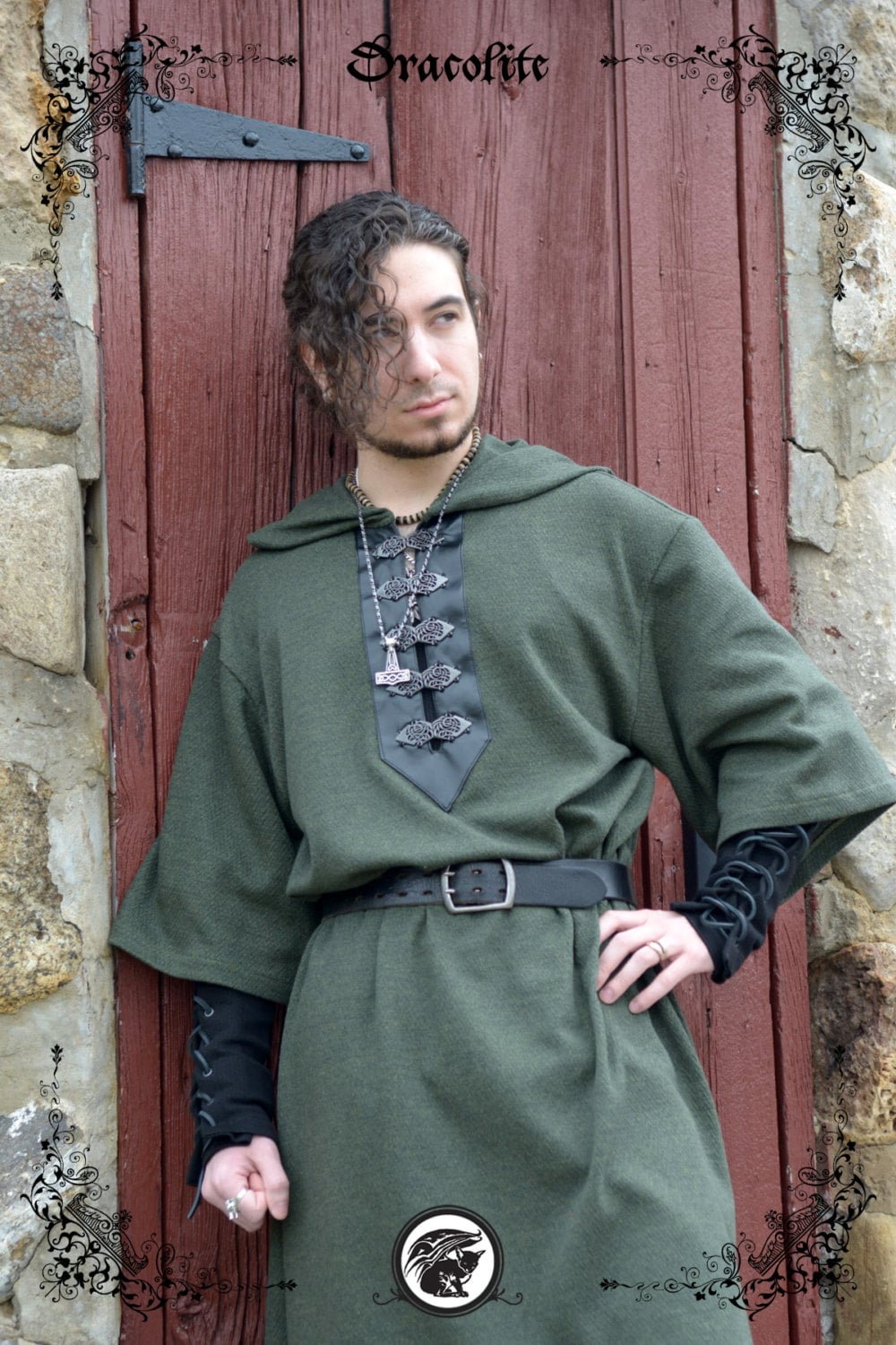 Viking tunic medieval clothing Celtic tunic for men LARP | Etsy